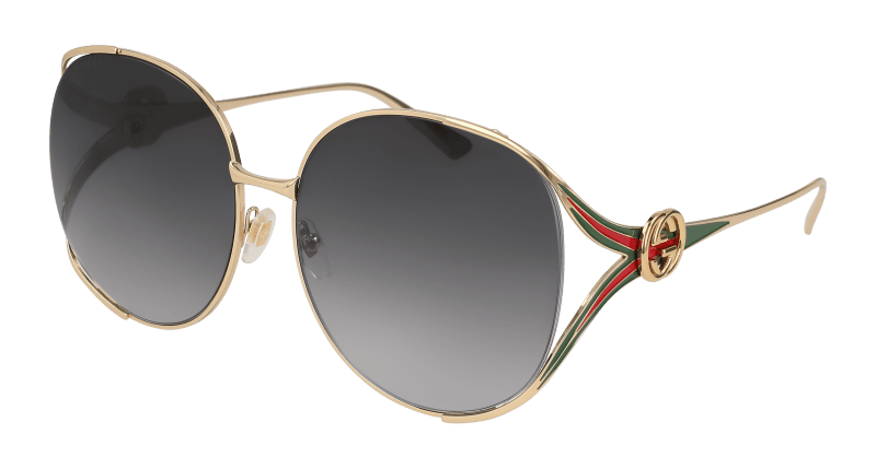 Gold Sunglasses Gucci 889652090467