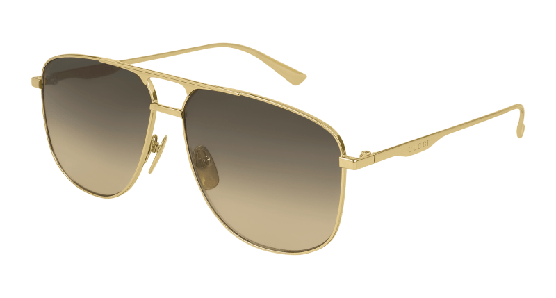 Gold Sunglasses Gucci 889652157153