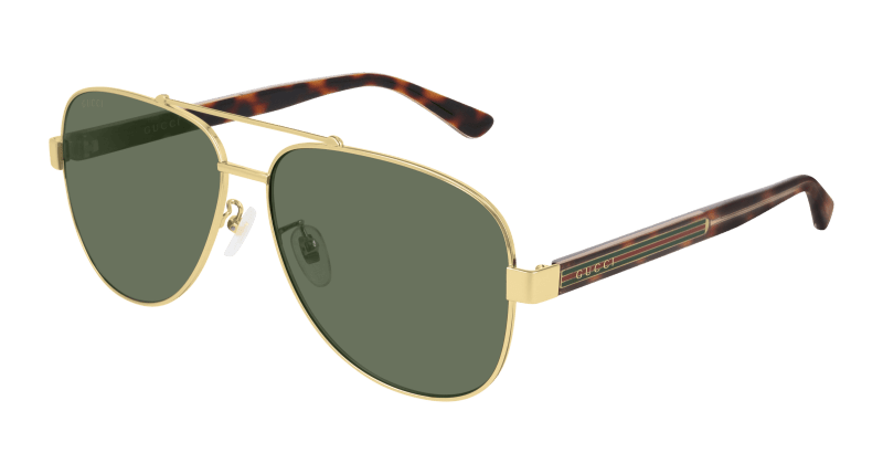 Gold Sunglasses Gucci 889652236513