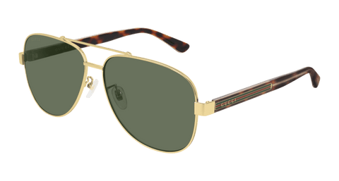 Gold Sunglasses Gucci 889652236513