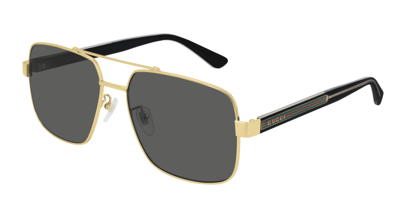 Gold Sunglasses Gucci 889652235639