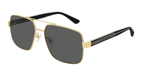 Gold Sunglasses Gucci 889652235639