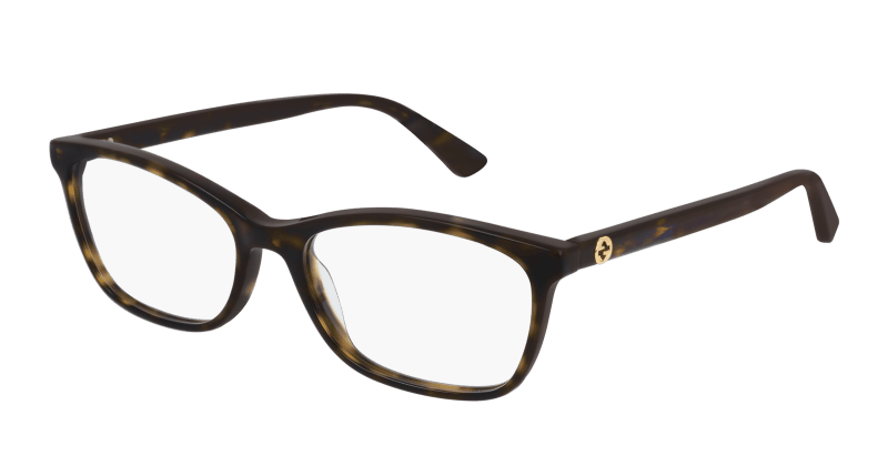 Havana Eyeglasses Gucci 889652256832