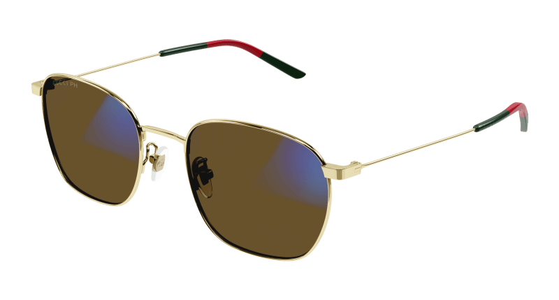 Gold Sunglasses Gucci 889652411323