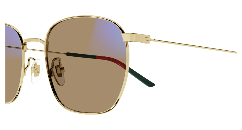Gold Sunglasses Gucci 889652411323