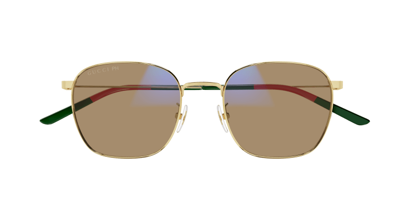 Gold Sunglasses Gucci 889652411323
