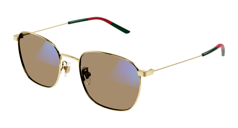 Gold Sunglasses Gucci 889652411323