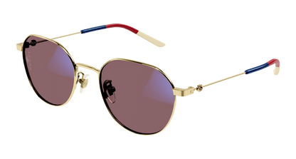 Gold Sunglasses Gucci 889652411316