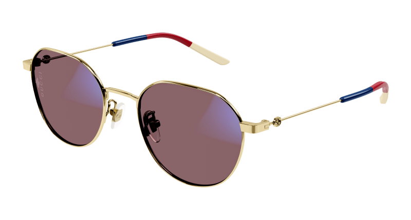 Gold Sunglasses Gucci 889652411316