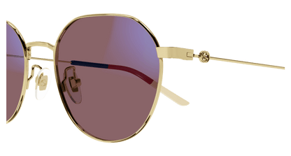 Gold Sunglasses Gucci 889652411316