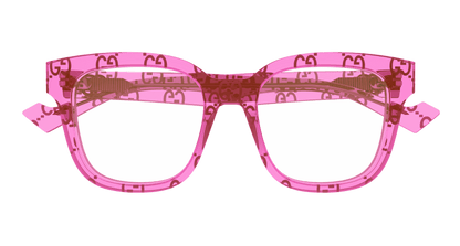 Pink Eyeglasses Gucci 889652531427