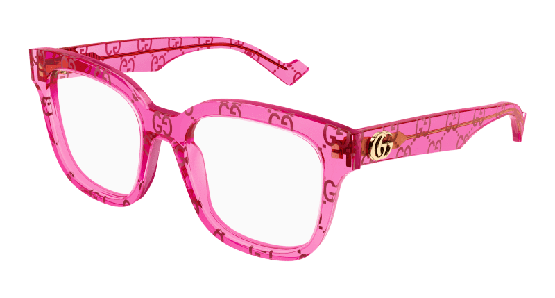Pink Eyeglasses Gucci 889652531427