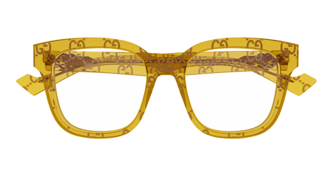 Yellow Eyeglasses Gucci 889652531434