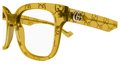 Yellow Eyeglasses Gucci 889652531434
