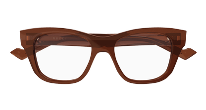 Brown Eyeglasses Gucci 889652356136