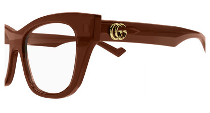 Brown Eyeglasses Gucci 889652356136