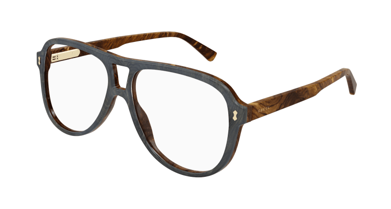 Blue Eyeglasses Gucci 889652353135