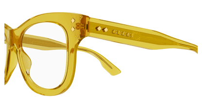 Yellow Eyeglasses Gucci 889652375557