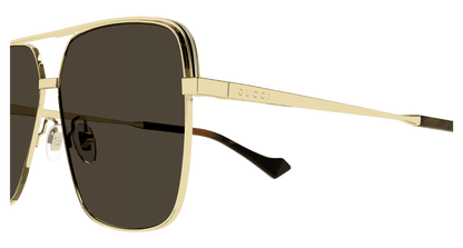 Gold Sunglasses Gucci 889652381497