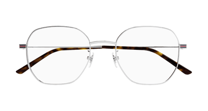 Silver Eyeglasses Gucci 889652381077