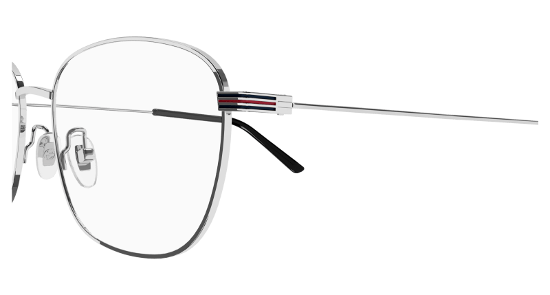 Silver Eyeglasses Gucci 889652381053