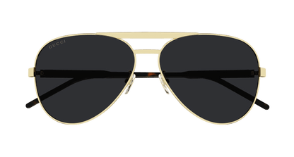 Gold Sunglasses Gucci 889652379203