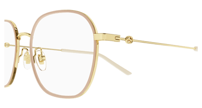 Gold Eyeglasses Gucci 889652392646