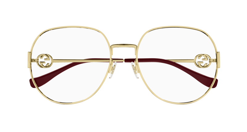Gold Eyeglasses Gucci 889652392882
