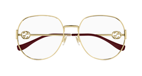 Gold Eyeglasses Gucci 889652392882