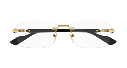 Gold Eyeglasses Gucci 889652394077