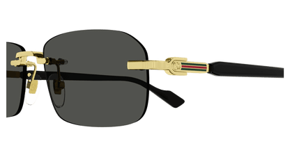 Gold Sunglasses Gucci 889652394190