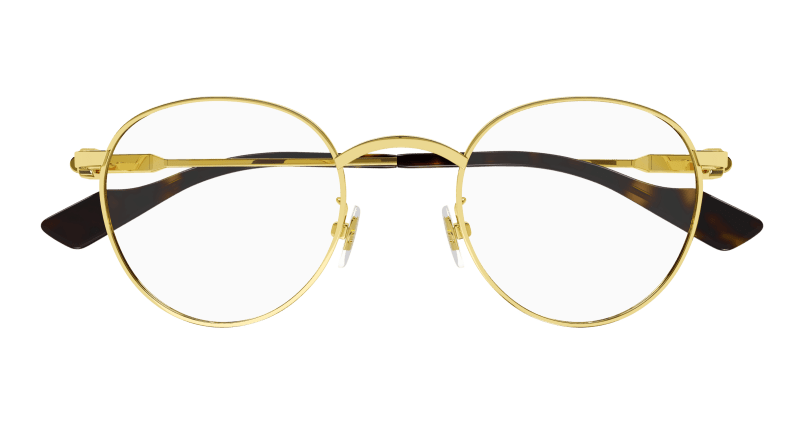 Gold Eyeglasses Gucci 889652394114