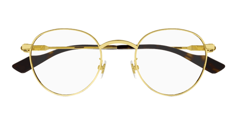 Gold Eyeglasses Gucci 889652394114