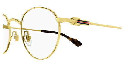 Gold Eyeglasses Gucci 889652394114