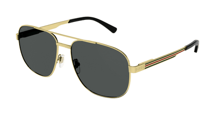Gold Sunglasses Gucci 889652394350