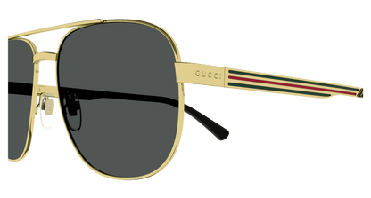 Gold Sunglasses Gucci 889652394350