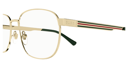 Gold Eyeglasses Gucci 889652395012