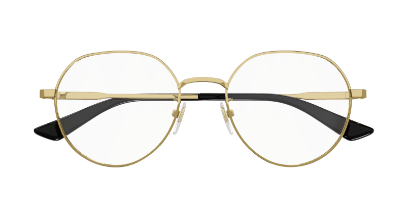 Gold Eyeglasses Gucci 889652393551