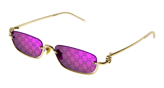 Gold Sunglasses Gucci 889652412689