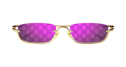 Gold Sunglasses Gucci 889652412689