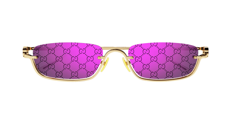 Gold Sunglasses Gucci 889652412689