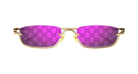 Gold Sunglasses Gucci 889652412689