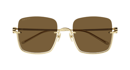 Gold Sunglasses Gucci 889652412719
