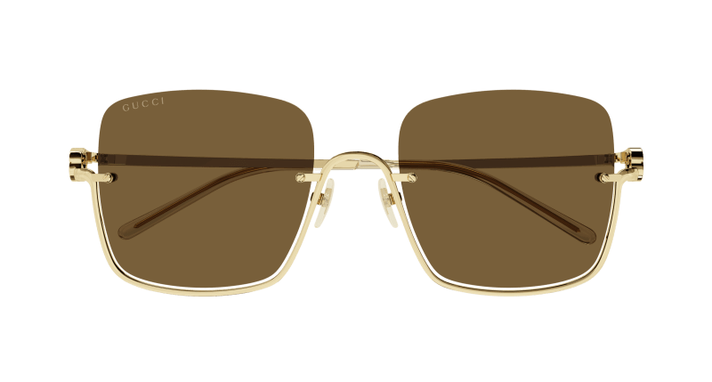 Gold Sunglasses Gucci 889652412719