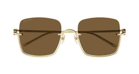 Gold Sunglasses Gucci 889652412719