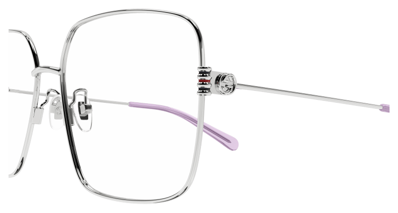Silver Eyeglasses Gucci 889652412788