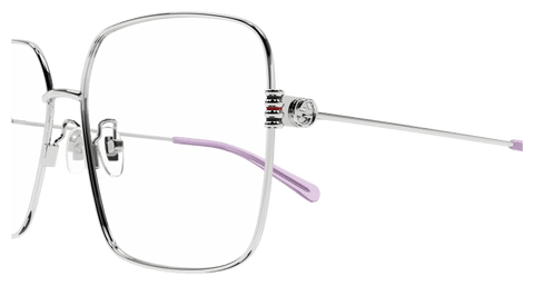 Silver Eyeglasses Gucci 889652412788
