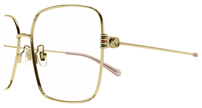 Gold Eyeglasses Gucci 889652412771