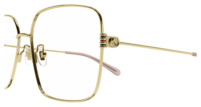 Gold Eyeglasses Gucci 889652412771