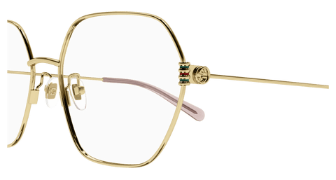 Gold Eyeglasses Gucci 889652413105